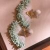 Handcrafted Raffia Fan Tassel Earrings - Bohemian Statement Collection