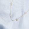 010 Petite Blossom Necklace in 14K Gold-Filled with Crystal Pearls