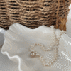 2023-12-31 151033 Lace-Baroque Double-Strand Pearl Choker in 18K Gold‑Plated Sterling Silver