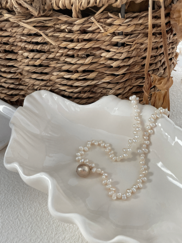 2023-12-31 151033 Lace-Baroque Double-Strand Pearl Choker in 18K Gold‑Plated Sterling Silver