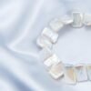 599-1 Baroque Watch-Link Freshwater Pearl Bracelet in 18K Gold-Plated Sterling Silver